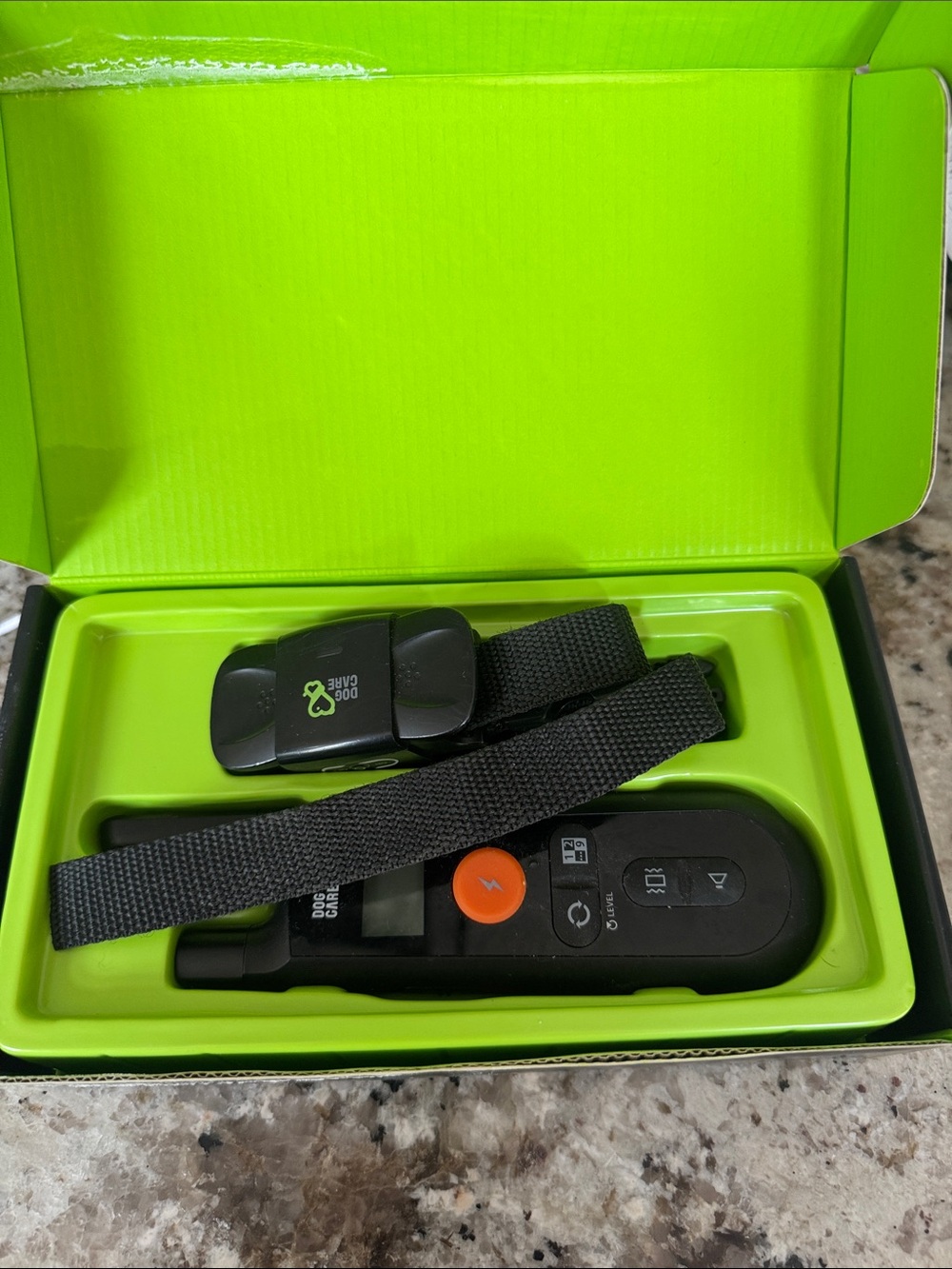 Dog Care Remote Training Collar and Receiver - Black